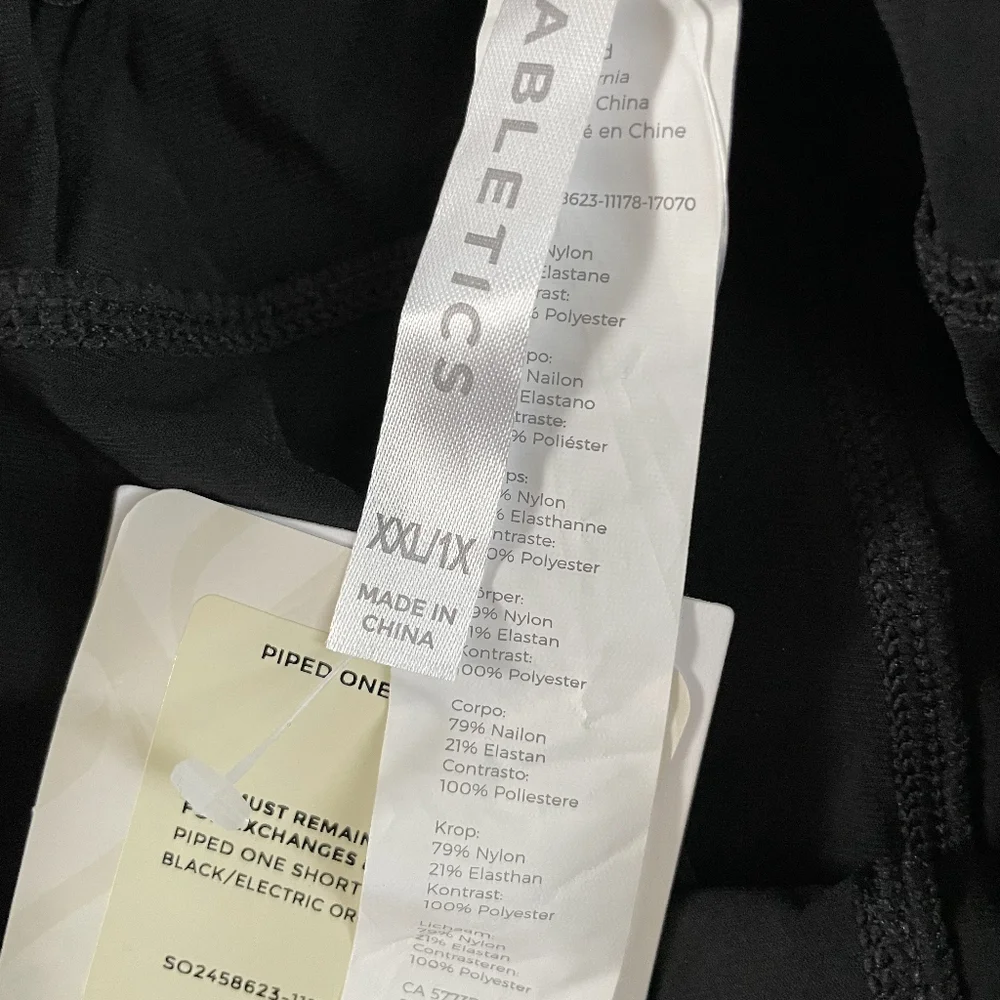 Fabletics Piped One Short 3" – Size 1X (XXL/1X) - Picture 7 of 8